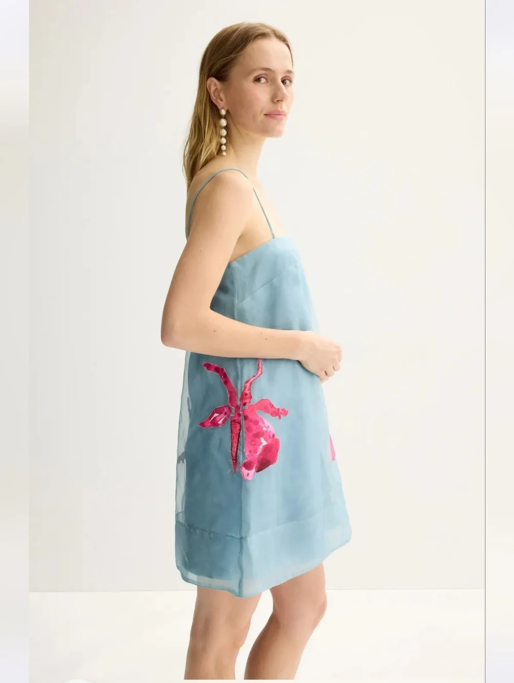 Amur Fran Mini Dress 100% Silk Size 4 MSRP $448 - Picture 3 of 11